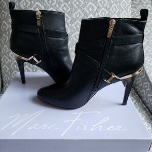 Marc Fisher Aprille High Heel Bootie (8M/Black)
